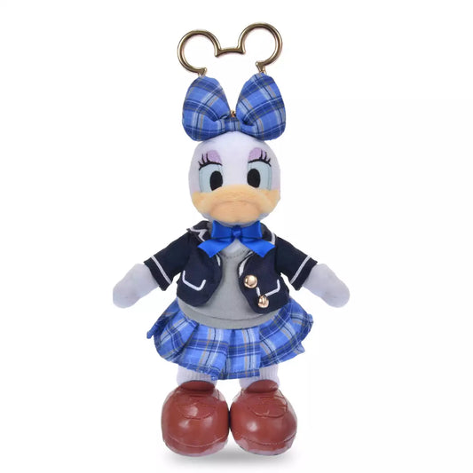 Japan Disney Store - School Uniform Style - Daisy Duck - Plush Keychain