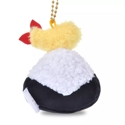 Japan Disney Store - Baymax - Onigiri / Rice Ball - Shrimp Tempura - Plush Keychain
