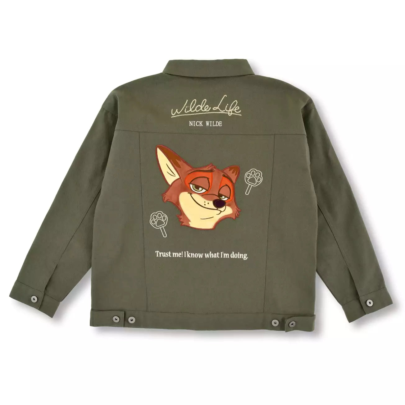 FEB 9 PREORDER - Japan Disney Store - Zootopia - 10th Anniversary Collection - Nick Wilde Green Blouson