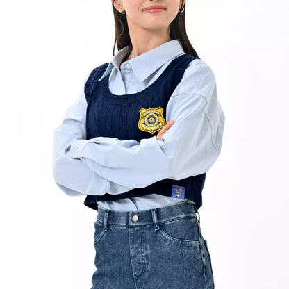 Japan Disney Store - Zootopia - 10th Anniversary Collection - Judy Hopps Long Sleeve Shirt and KnitVest Set