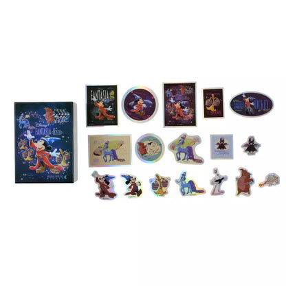 DEC 9 PREORDER - Japan Disney Store - Fantasia 85th Anniversary - Mickey Mouse - Holographic Sticker Box