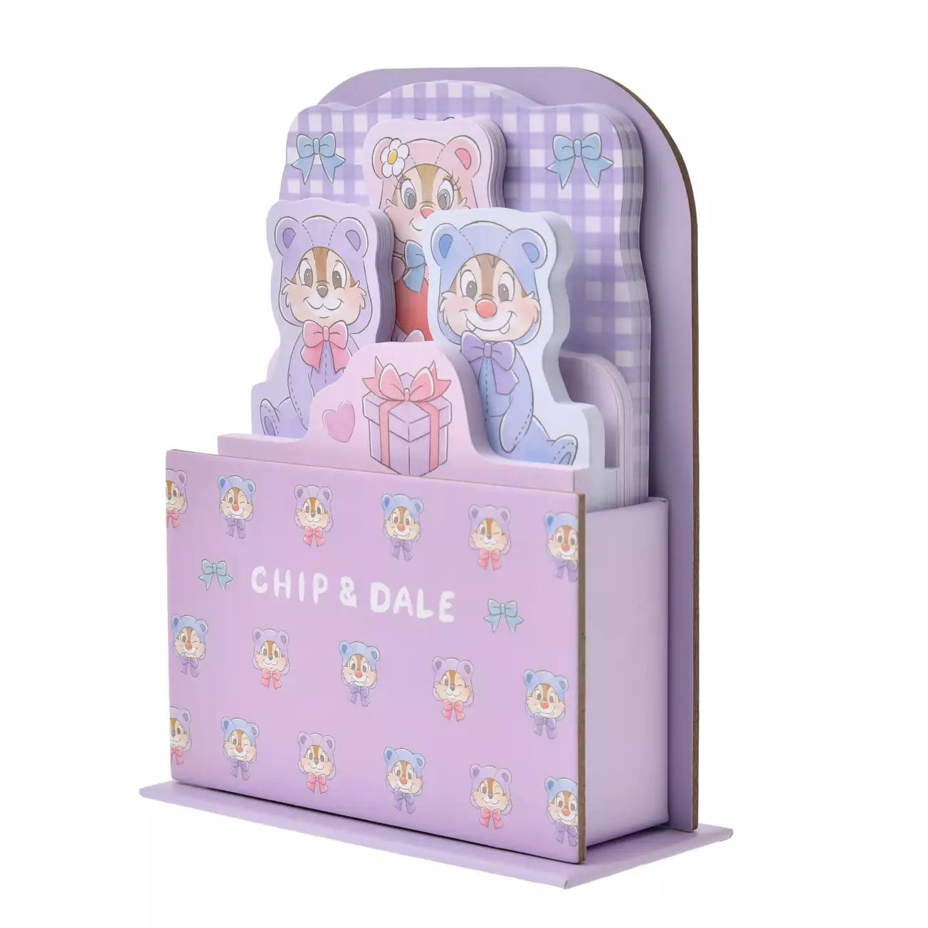 MARCH 10 PREORDER - Japan Disney Store - Chip 'n' Dale Collection - Chip, Dale & Clarice Memo Set with Stand