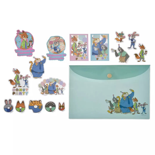 FEB 9 PREORDER - Japan Disney Store - Zootopia - 10th Anniversary Collection - Stickers in a Case