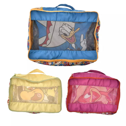 Japan Disney Store - The Three Caballeros - Travel with Amigos - Donald, Jose Carioca & Panchito -  Compression Pouch Set