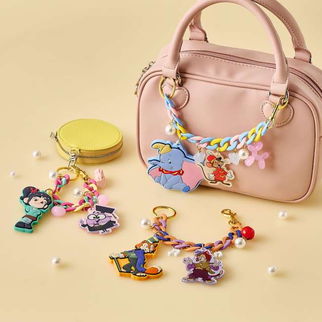 MARCH 10 PREORDER - Japan Disney Store - Dumbo - Dumbo & Timothy - Jingling Colorful Keychain