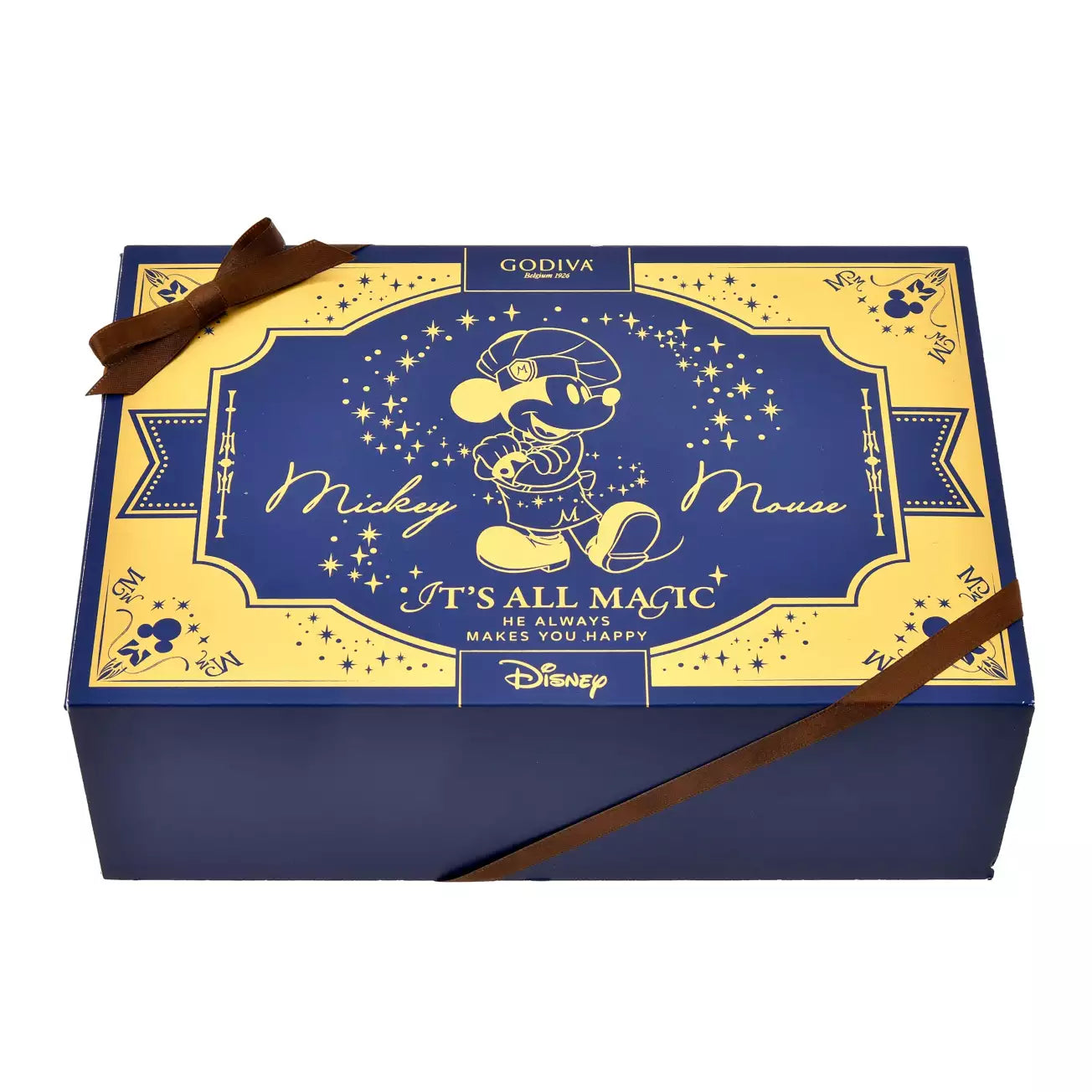 JAN 6 PREORDER - Disney Store Japan x Godiva - Valentines 2026 - Mickey Chocolate Grand Place with Card - (FREE GIFT Original Shopper Medium Size)