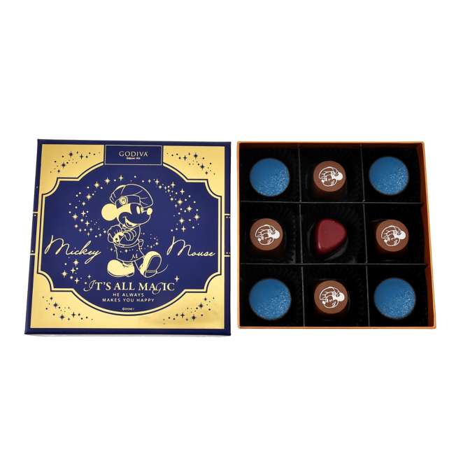 JAN 6 PREORDER - Disney Store Japan x Godiva - Valentines 2026 - Mickey Chocolate Assortment in a Box