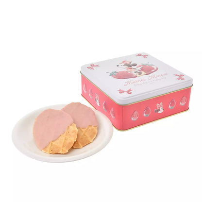 JAN 27 PREORDER - Japan Disney Store - Glossy Fruits - Minnie Mouse - Waffle Cookies in a Tin