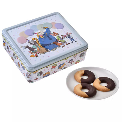 FEB 9 PREORDER - Japan Disney Store - Zootopia - 10th Anniversary Collection - Sable Cookies Tin