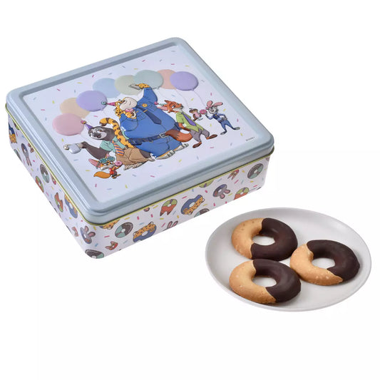 FEB 9 PREORDER - Japan Disney Store - Zootopia - 10th Anniversary Collection - Sable Cookies Tin