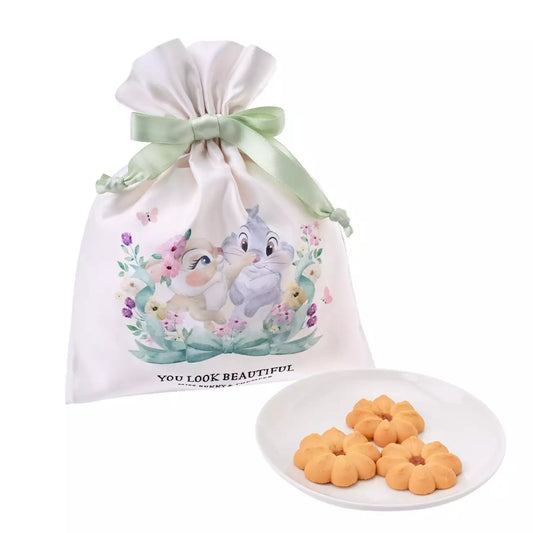 MARCH 13 PREORDER - Japan Disney Store - Spring Romance - Bambi - Miss Bunny - Cookie Drawstring Bag