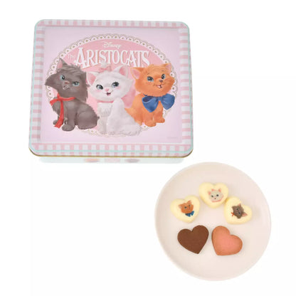 JAN 6 PREORDER - Disney Store Japan - Valentines 2026 - The Aristocats - Marie, Berlioz & Toulouse - Cookie & Chocolate Assortment in a Tin