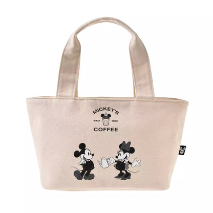 Japan Disney Store - Life with Cafe - Mickey & Minnie Mouse - Cooler Bag