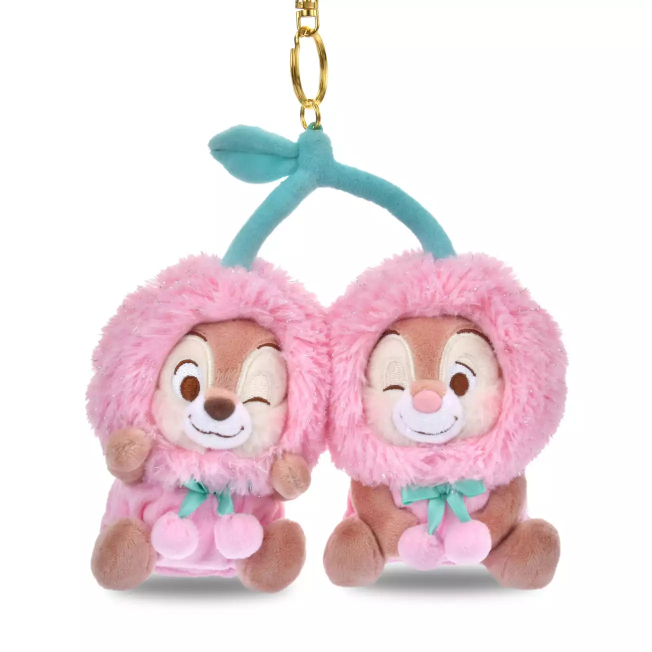 JAN 27 PREORDER - Japan Disney Store - Glossy Fruits - Chip & Dale - Plush Keychain