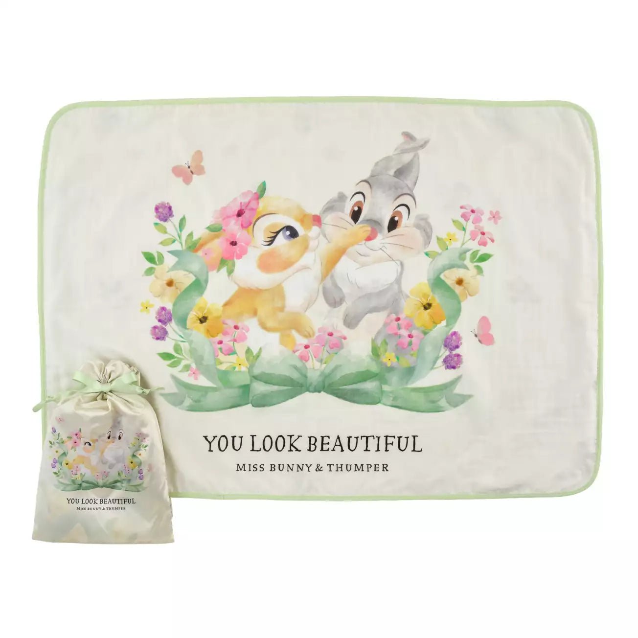MARCH 3 PREORDER - Japan Disney Store - Spring Romance - Bambi - Miss Bunny & Thumper - Cooling Blanket