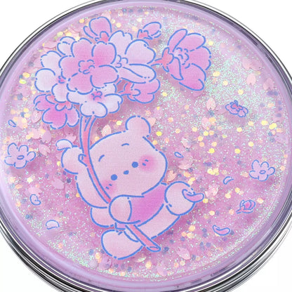 JAN 12 PREORDER - Japan Disney Store - Sakura 2026 - Winnie the Pooh & Piglet - Water Glitter Hand Mirror