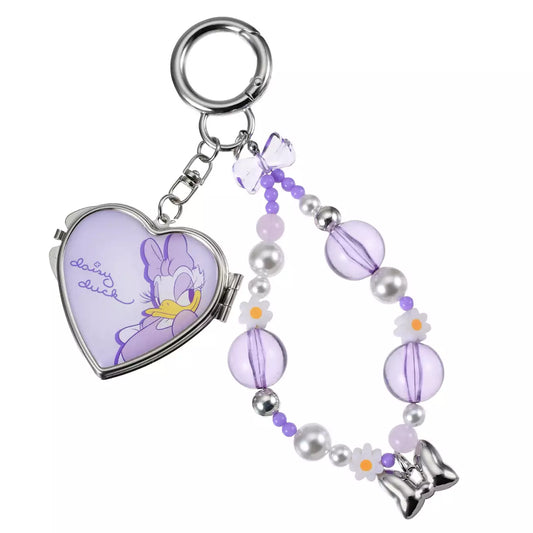 Japan Disney Store - Daisy Duck - Keychain with Mirror Locket