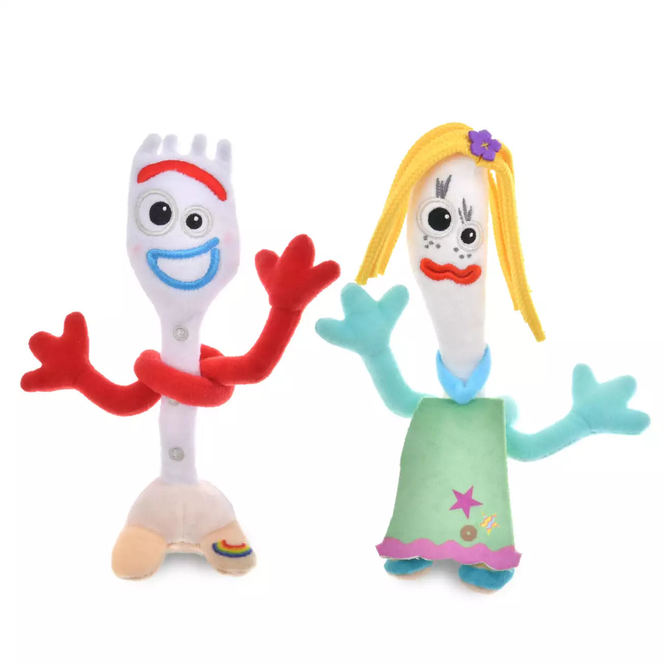 JUNE 30 PREORDER - Japan Disney Store - Toy Story 5 - Forky & Karen Beverly - Shoulder-mounted Plush Toy Set