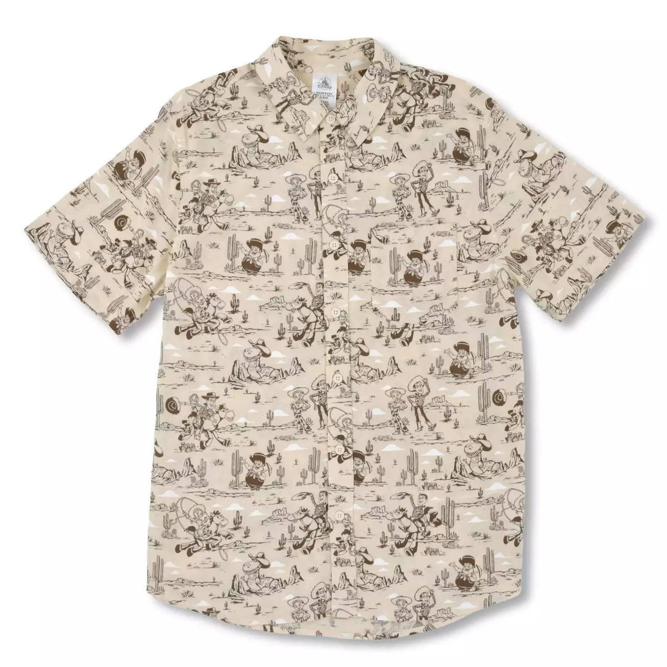 JUNE 30 PREORDER - Japan Disney Store - Toy Story Fashion - Oversized Western Short-Sleeved Shirt