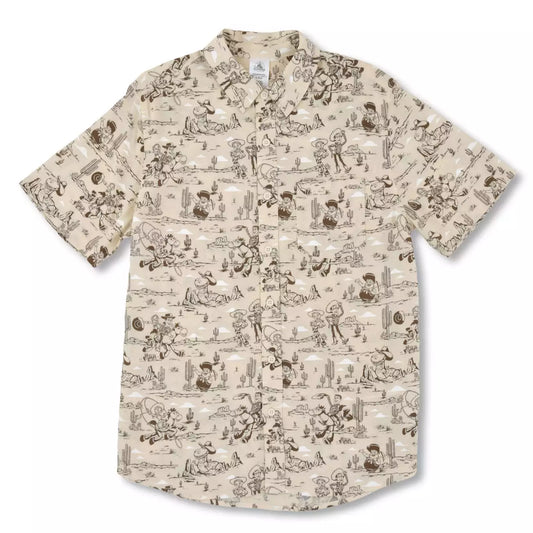 Japan Disney Store - Toy Story Fashion - Oversized Western Short-Sleeved Shirt