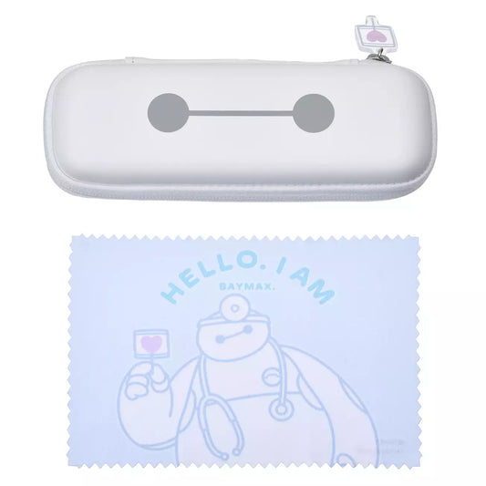 JAN 19 PREORDER - Japan Disney Store - Care Robot Baymax - Glasses Case and Cleaning Cloth Set