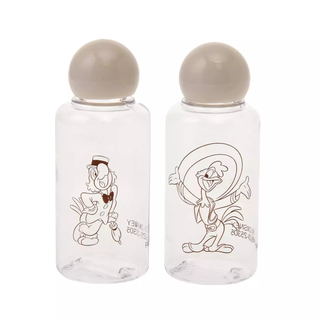 Japan Disney Store - The Three Caballeros - Travel with Amigos - Donald, Jose Carioca & Panchito - Bottle Case Set in Pouch