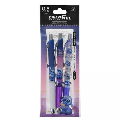 JUNE 2 PREORDER - Japan Disney Store - Stitch Day 2026 - Stitch & Scrump EnerGel 0.5 Gel Ink Ballpoint Pen Set
