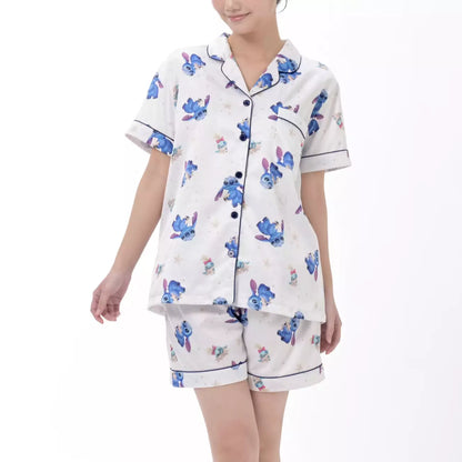 JUNE 2 PREORDER - Japan Disney Store - Stitch Day 2026 - Stitch & Scrump Short-Sleeve Pajamas