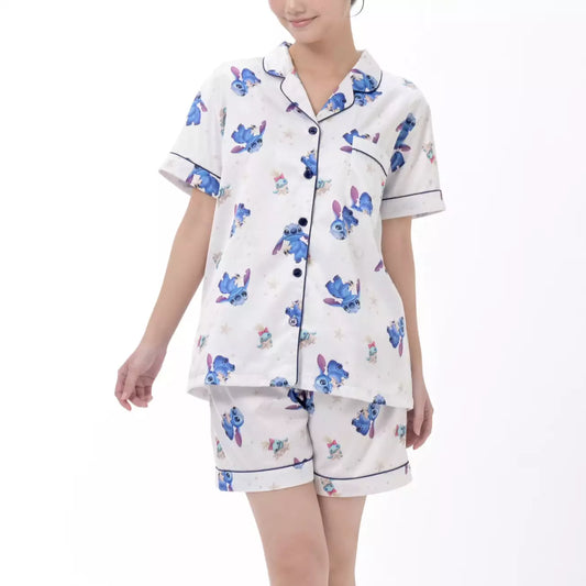 JUNE 2 PREORDER - Japan Disney Store - Stitch Day 2026 - Stitch & Scrump Short-Sleeve Pajamas
