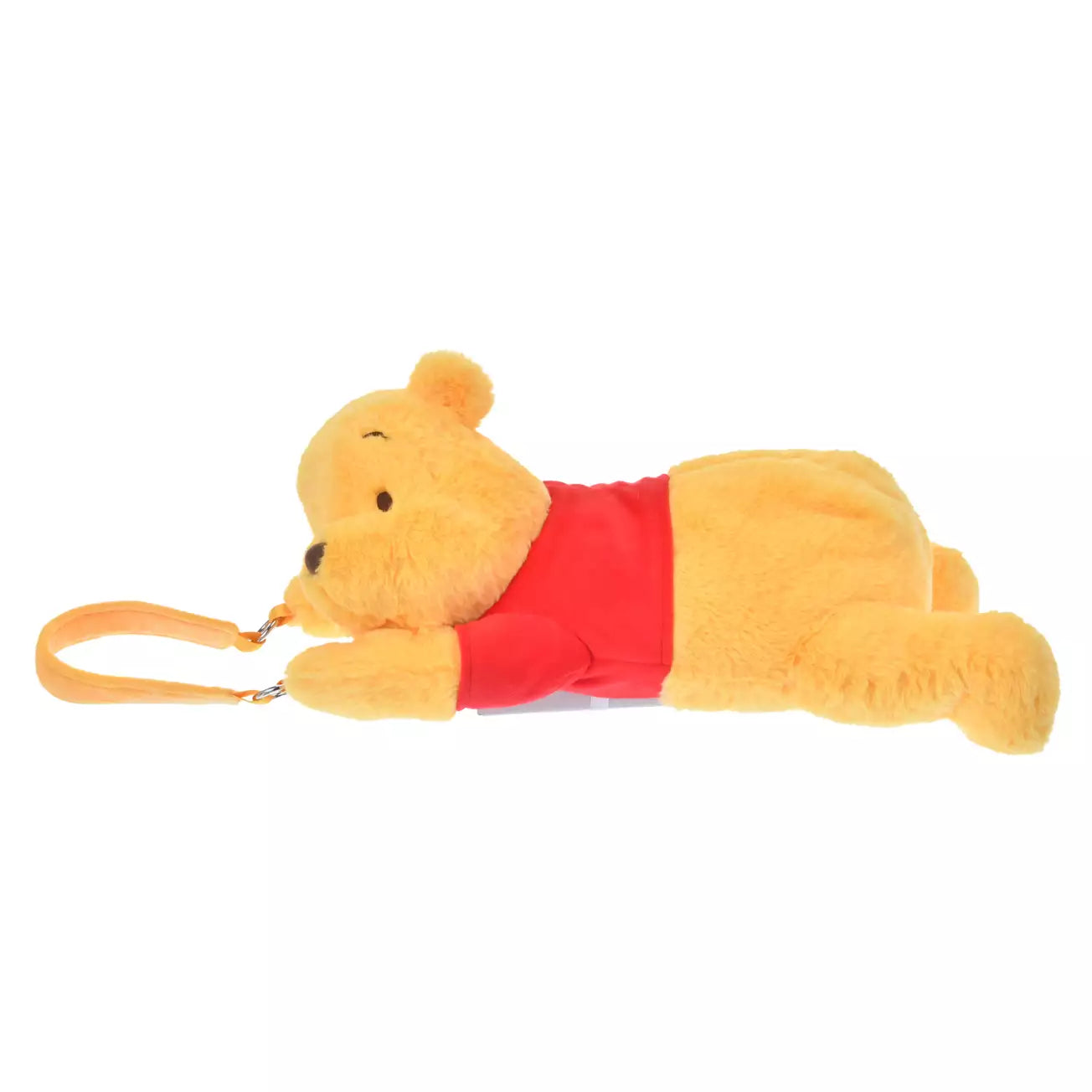 Japan Disney Store - Winnie the Pooh - Plush Tissue Box Cover with Carabiner (Hanging Type)
