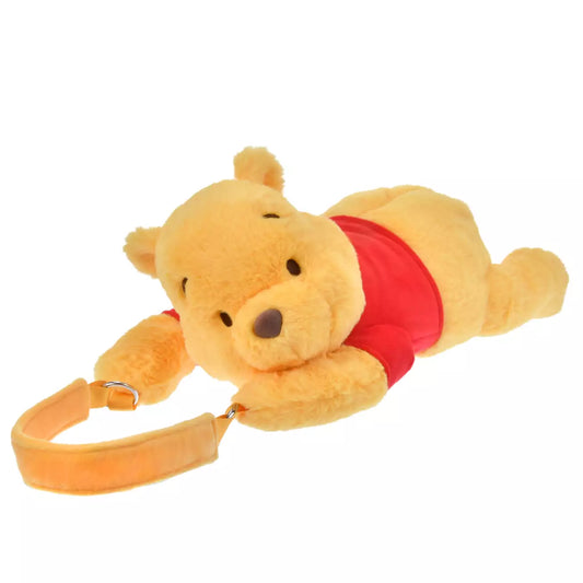 Japan Disney Store - Winnie the Pooh - Plush Tissue Box Cover with Carabiner (Hanging Type)