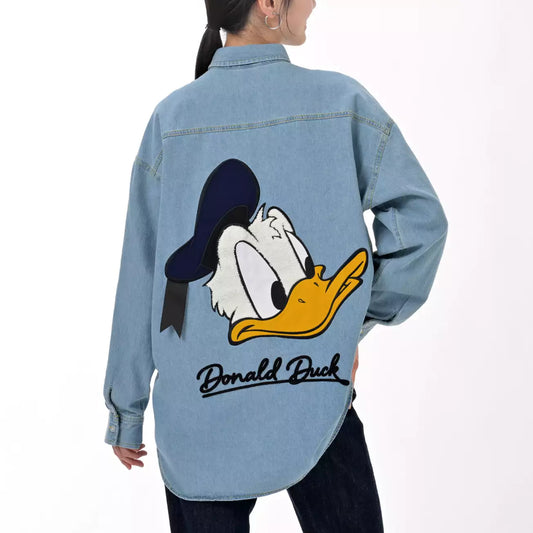Japan Disney Store - Donald Fashion 2026 -Donald Duck Long-Sleeve Denim Shirt