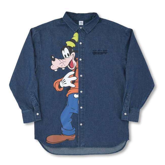 Japan Disney Store - Goofy Fashion -  Long-Sleeve Denim Shirt