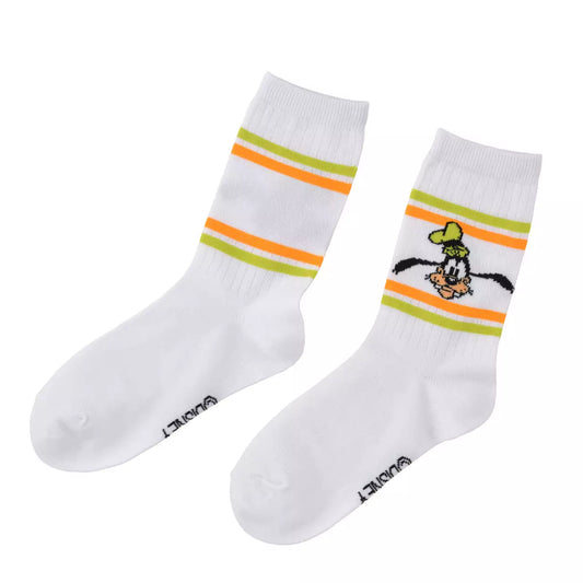 MAY 5 PREORDER - Japan Disney Store - Goofy Fashion - Goofy Ribbed Socks - 23-25cm
