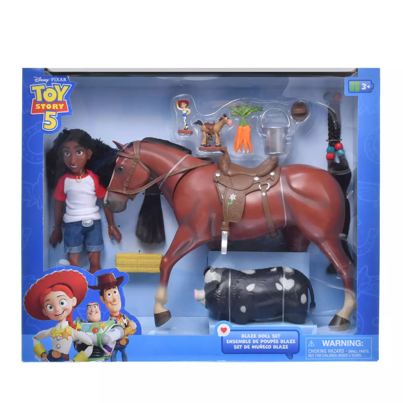 JUNE 30 PREORDER - Japan Disney Store - Toy Story 5 - Blaze Doll & Figure Set
