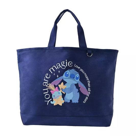 JUNE 2 PREORDER - Japan Disney Store - Stitch Day 2026 - Stitch & Scrump Tote Bag