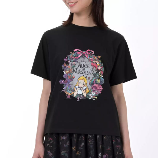 JUNE 16 PREORDER - Japan Disney Store - Alice in Wonderland 75th Anniversary - Short-Sleeved T-Shirt