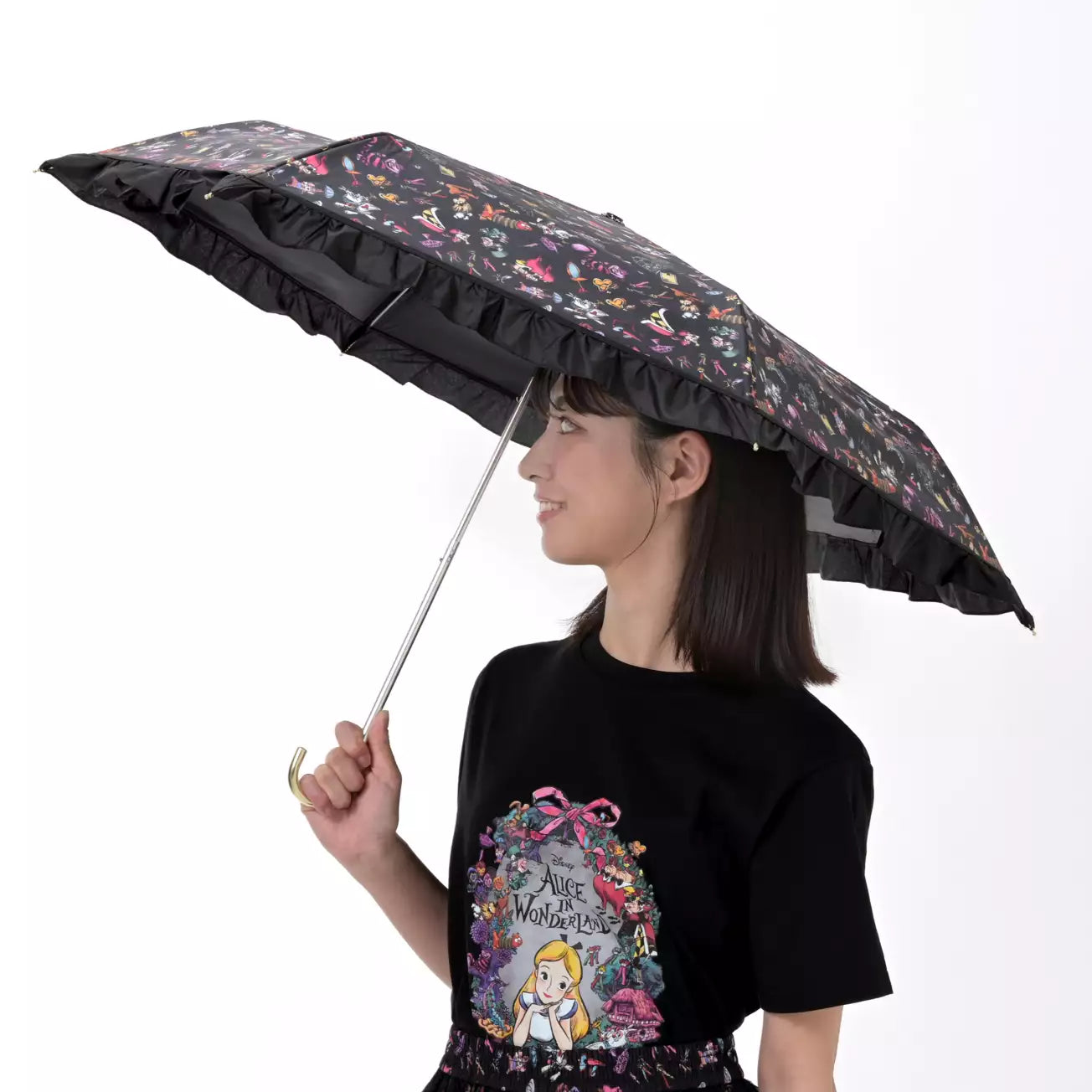 JUNE 16 PREORDER - Japan Disney Store - Alice in Wonderland 75th Anniversary - Sun & Rain Umbrella