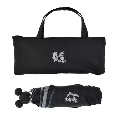 Japan Disney Store - Steamboat Willie - Folding Umbrella - Sun & Rain