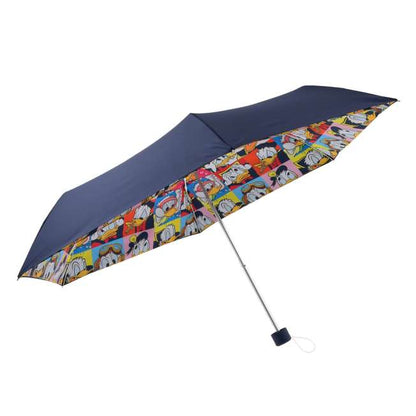 Japan Disney Store - Donald Duck Folding Umbrella - Sun & Rain