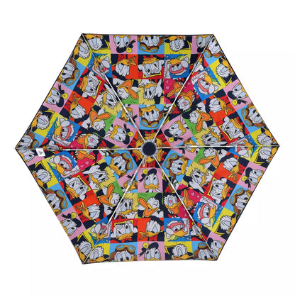Japan Disney Store - Donald Duck Folding Umbrella - Sun & Rain