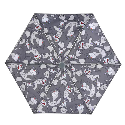 MAY 1 PREORDER - Japan Disney Store - Cinderella - Lucifer Folding Umbrella - Sun & Rain