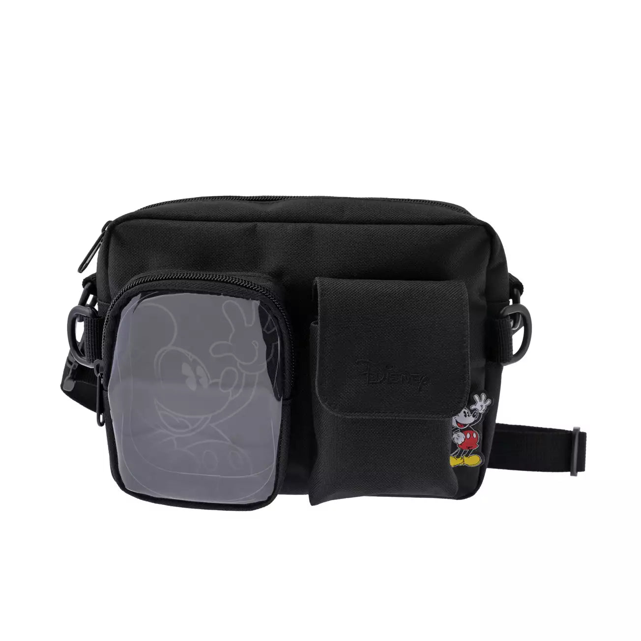 Japan Disney Store - Mickey Mouse - Shoulder Bag with Clear Window - Casual Bag