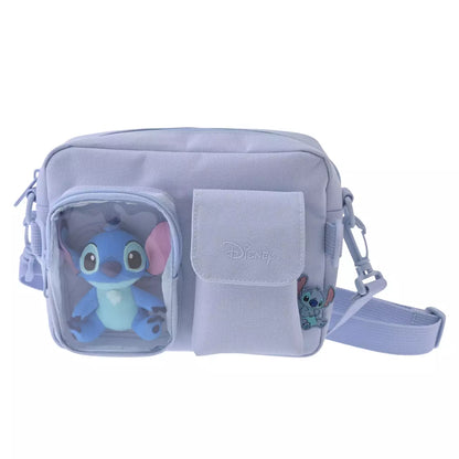 Japan Disney Store - Stitch - Shoulder Bag with Clear Window - Casual Bag