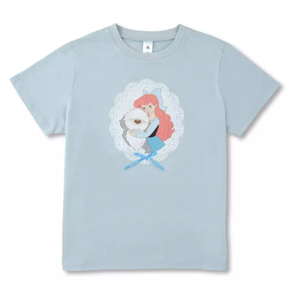 Japan Disney Store - The Little Mermaid - Ariel & Max Short-Sleeved T-Shirt  (Illustrated by Mikko)
