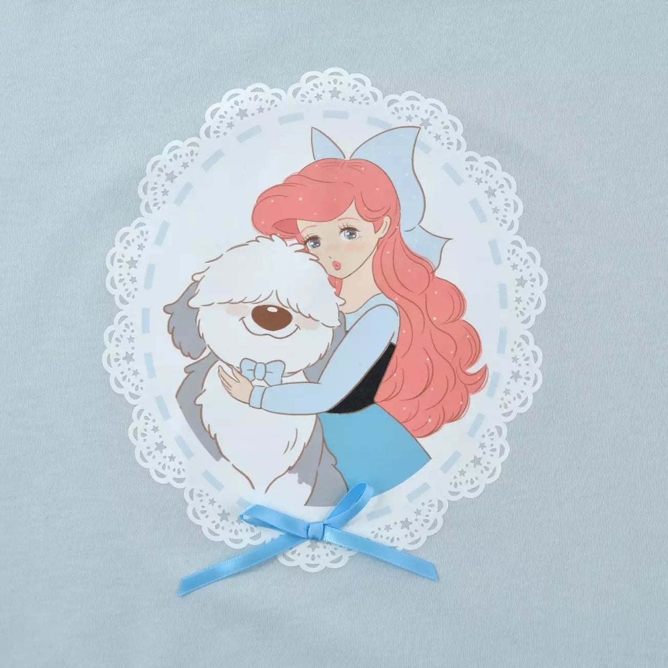 Japan Disney Store - The Little Mermaid - Ariel & Max Short-Sleeved T-Shirt  (Illustrated by Mikko)