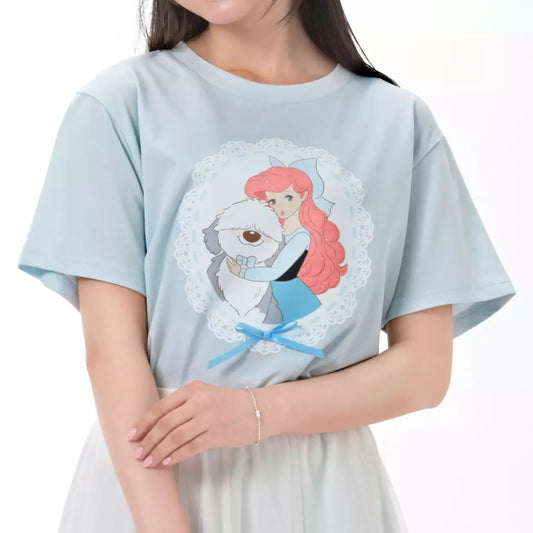 Japan Disney Store - The Little Mermaid - Ariel & Max Short-Sleeved T-Shirt  (Illustrated by Mikko)