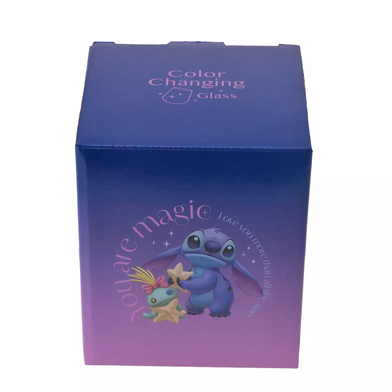 JUNE 2 PREORDER - Japan Disney Store - Stitch Day 2026 - Stitch & Scrump Color Changing Glass