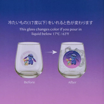 JUNE 2 PREORDER - Japan Disney Store - Stitch Day 2026 - Stitch & Scrump Color Changing Glass