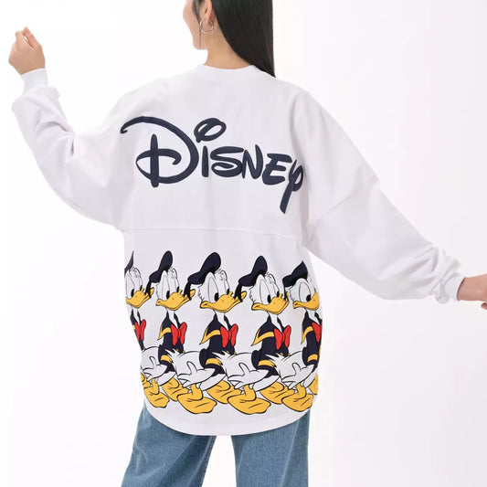 Japan Disney Store - Donald Fashion 2026 -Donald Duck Spirit Jersey - Long-Sleeve T-Shirt